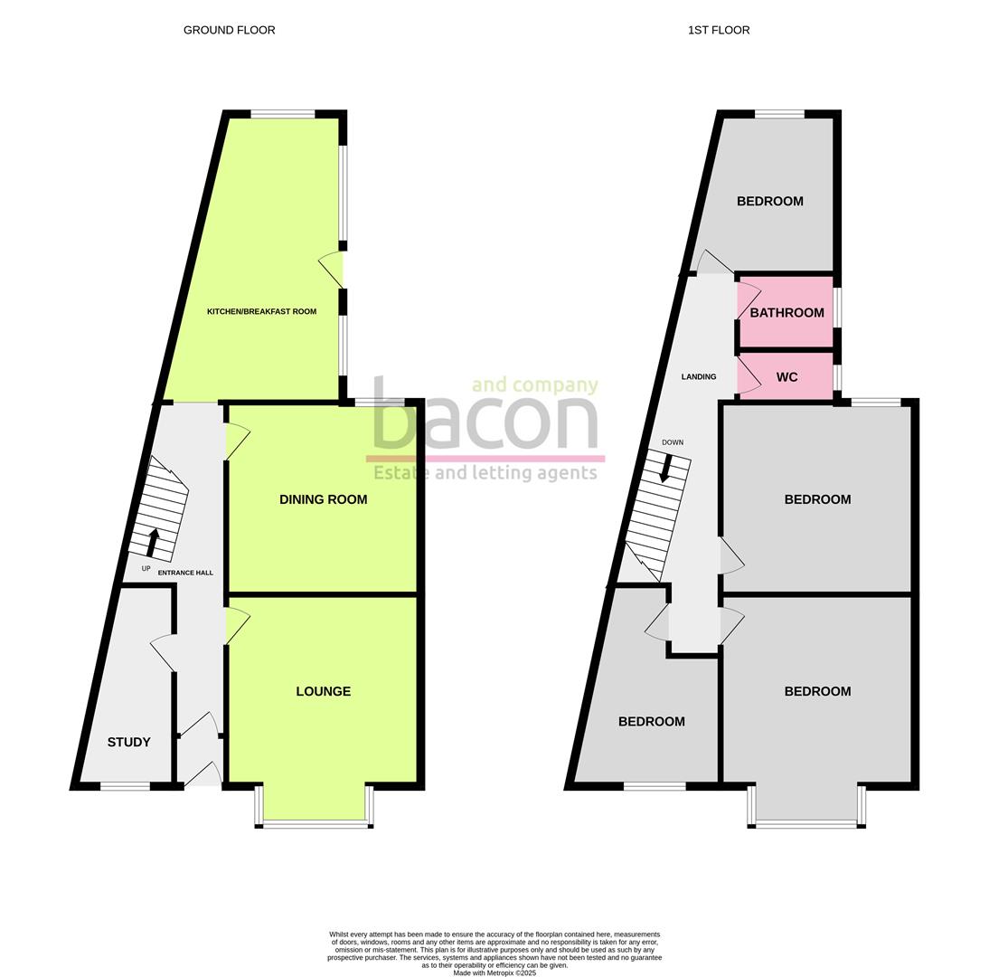 Floor Plan | House - End Terrace | Elm Road, Worthing | Sold - Subject to Contract